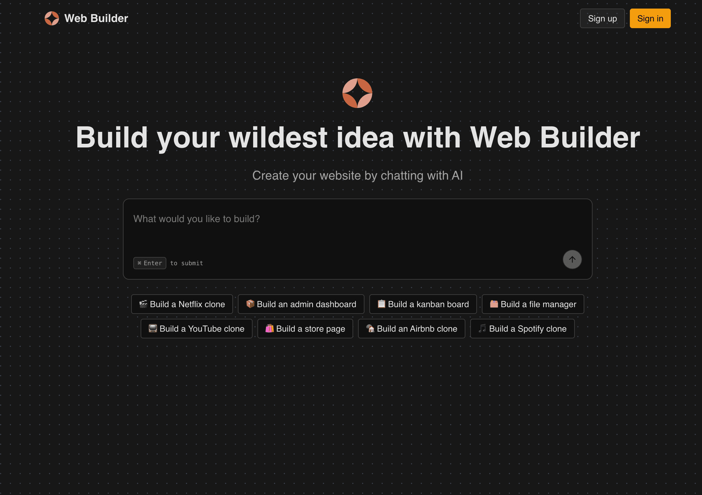 AI-Powered Web Builder Platform